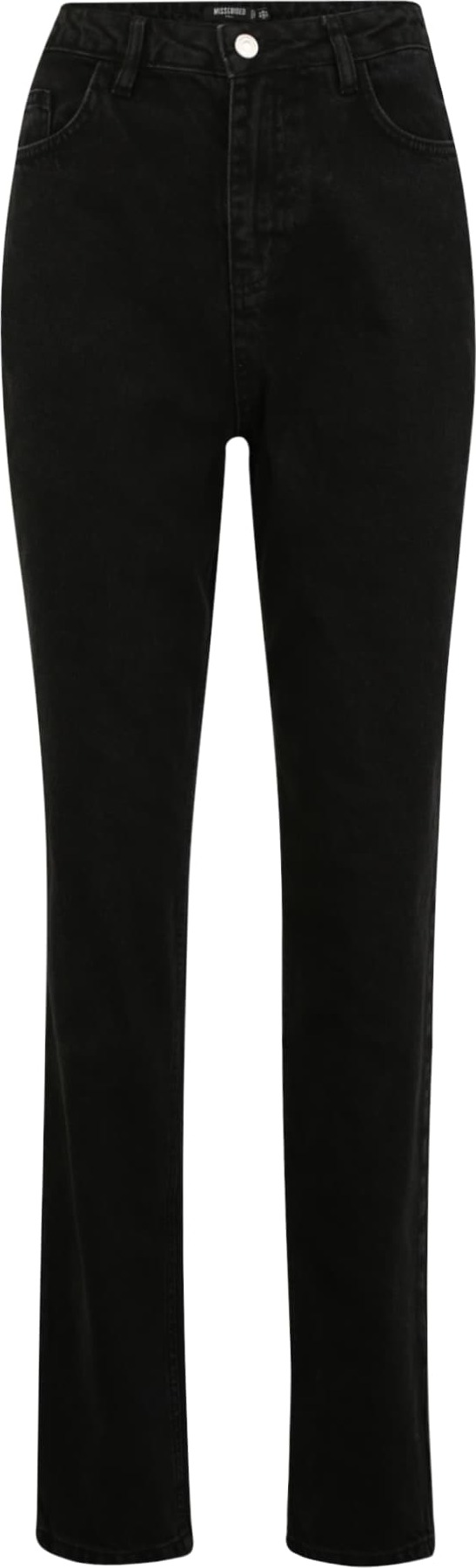 Missguided Tall Džíny černá džínovina