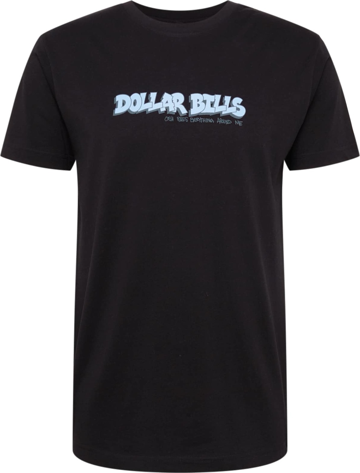 Mister Tee Tričko černá / světlemodrá