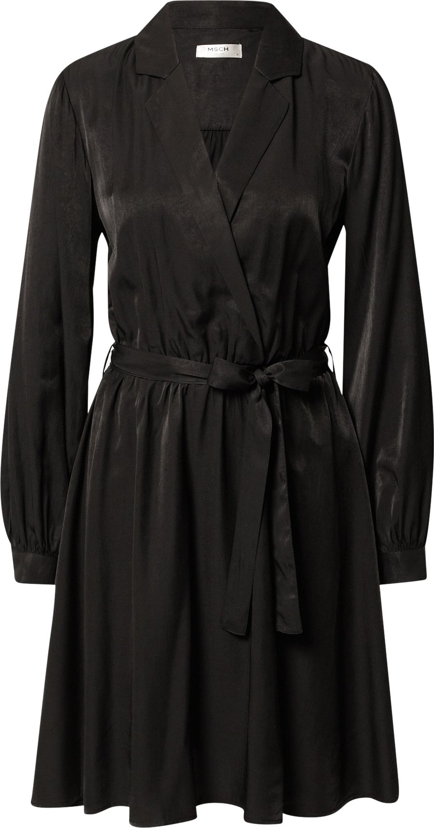 MOSS COPENHAGEN Košilové šaty 'Nille' černá