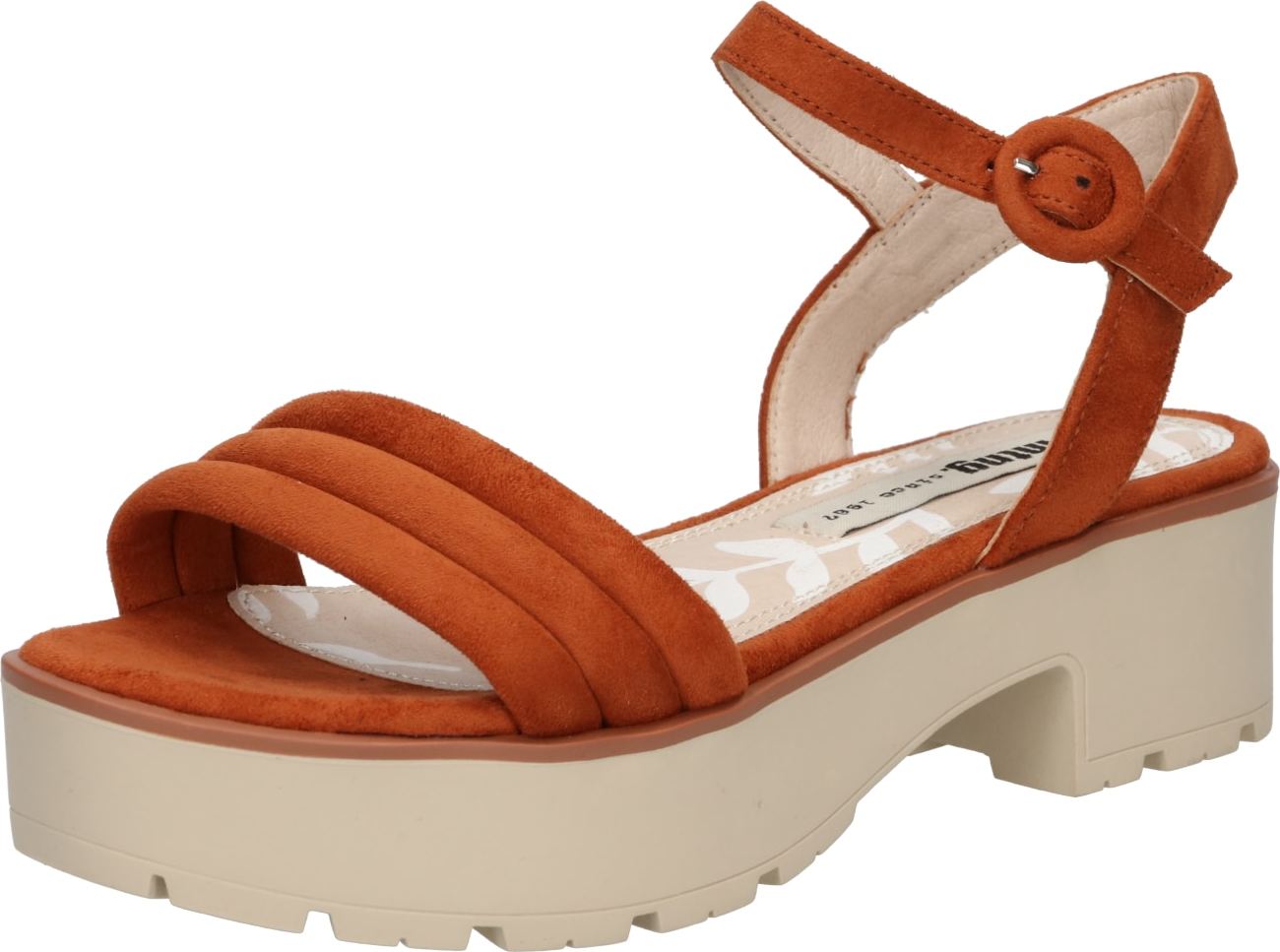 MTNG Páskové sandály 'CURIE' karamelová