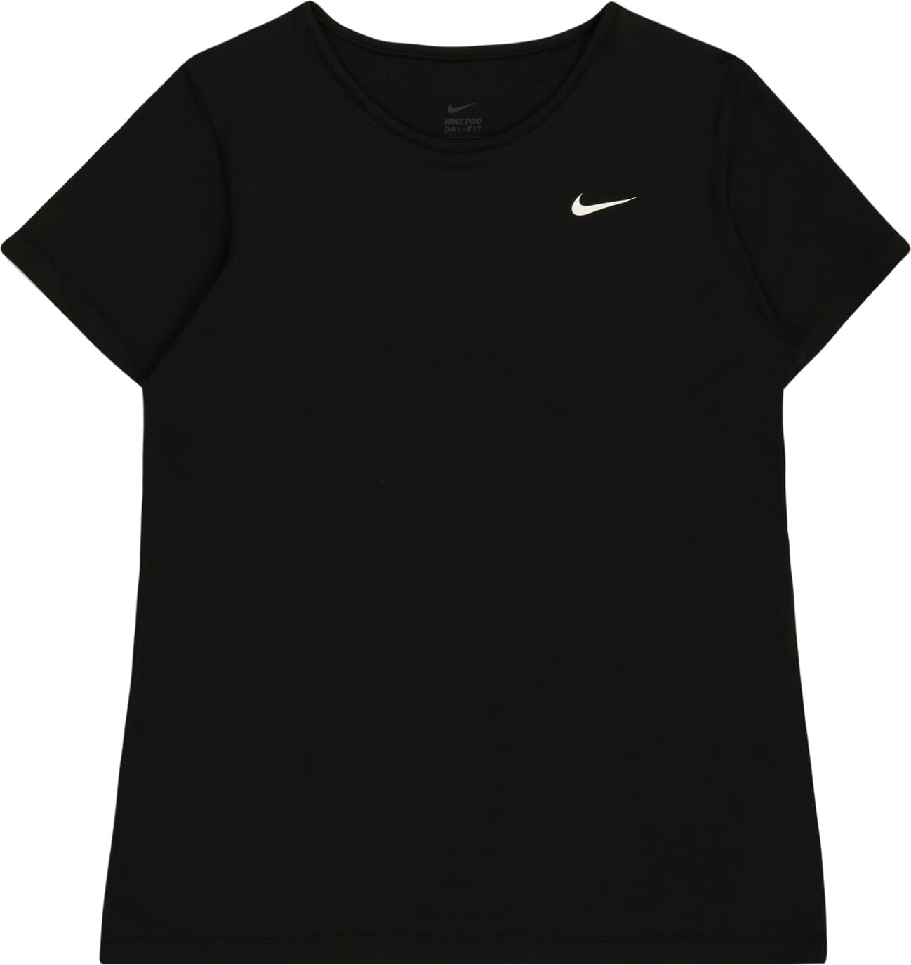 NIKE Funkční tričko černá / bílá