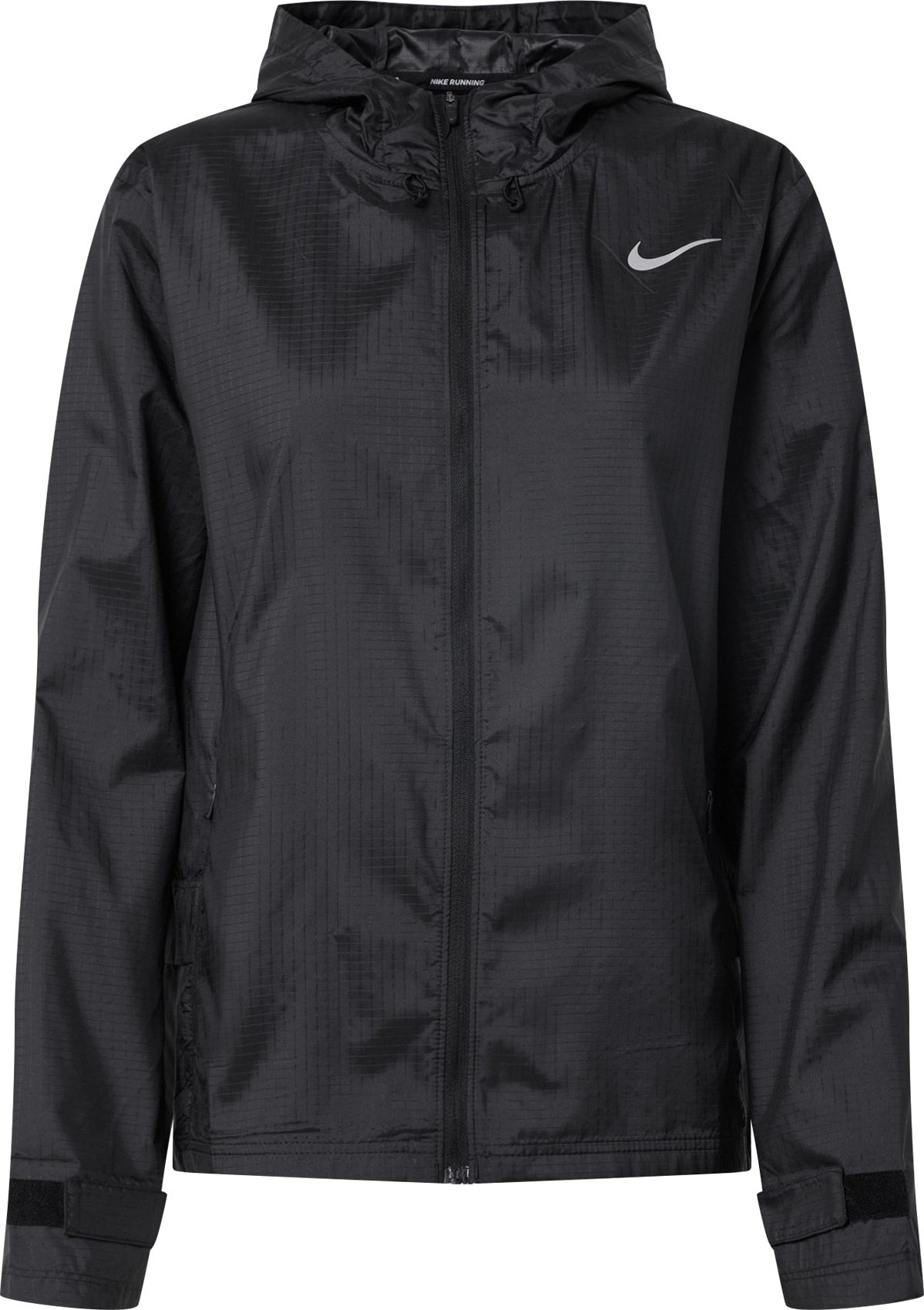 NIKE Sportovní bunda 'Essential' černá / šedá