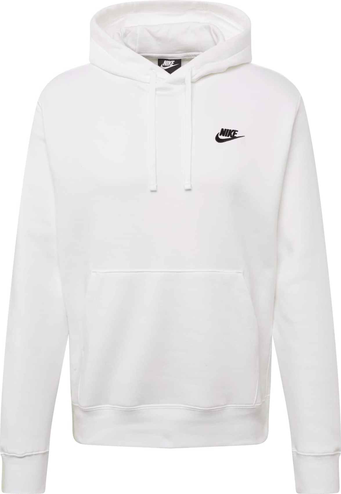 Nike Sportswear Mikina 'Club' bílá / černá