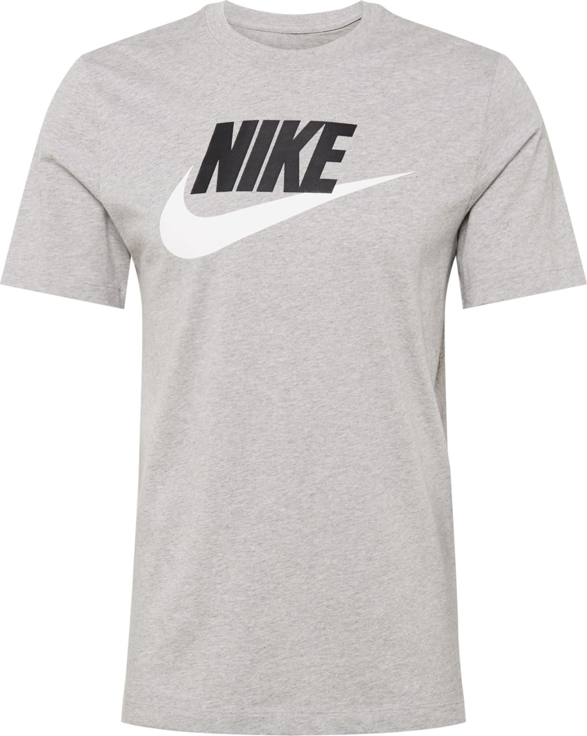 Nike Sportswear Tričko černá / bílá / šedý melír