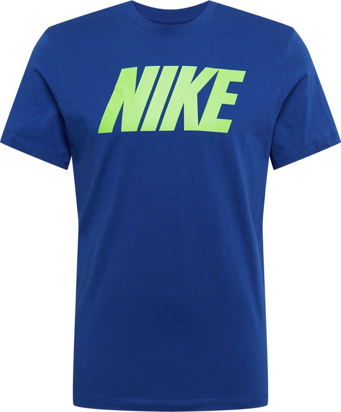 Nike Sportswear Tričko královská modrá / svítivě zelená