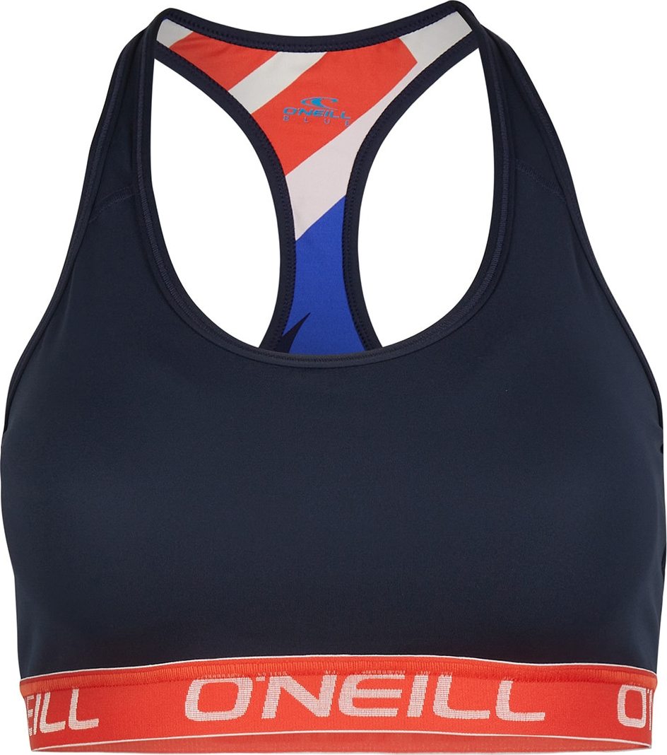 O'NEILL Sportovní podprsenka 'Active' bílá / červená / námořnická modř / královská modrá