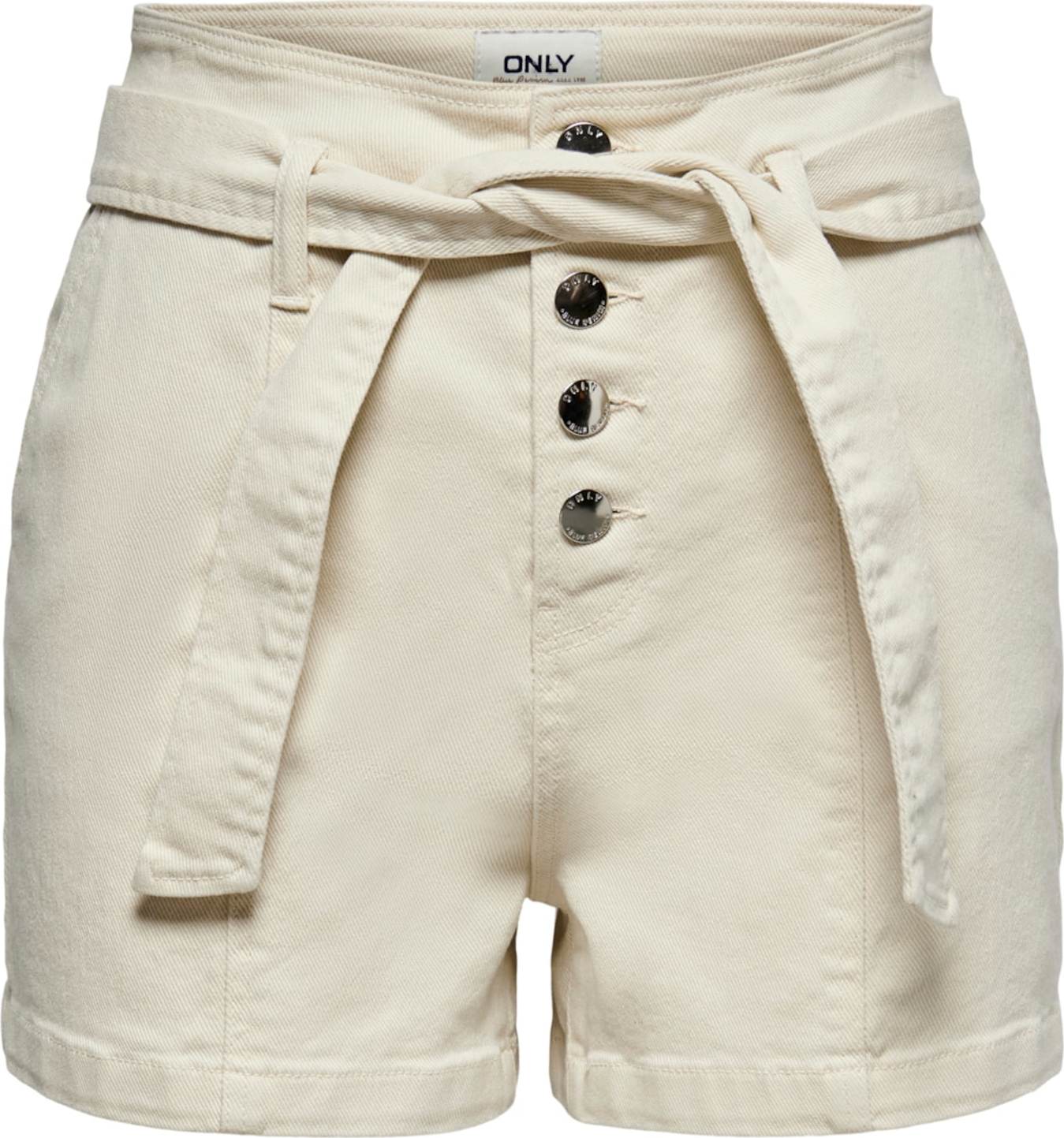 ONLY Kalhoty 'Carra' barva bílé vlny