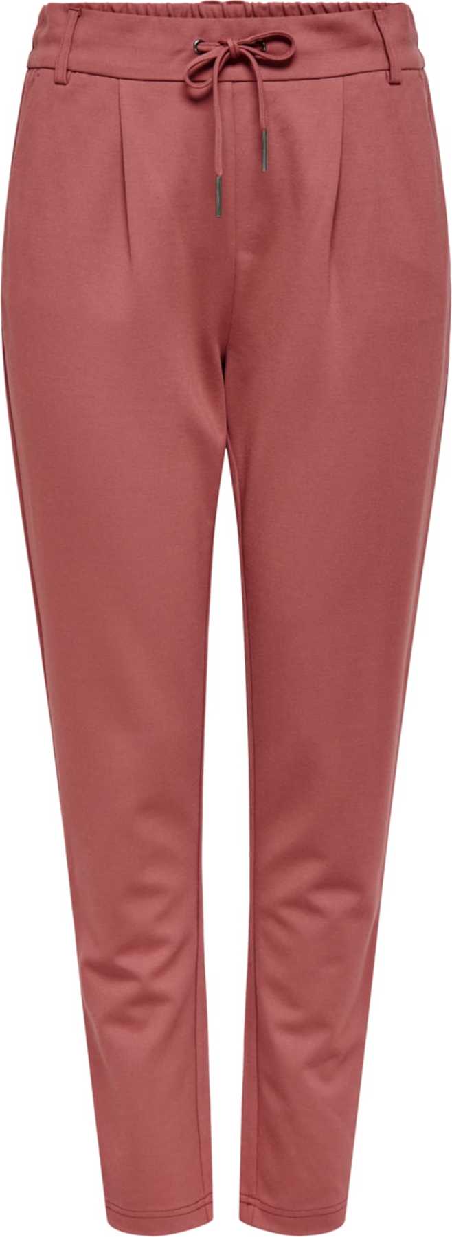 ONLY Kalhoty se sklady v pase 'Poptrash' pastelově červená