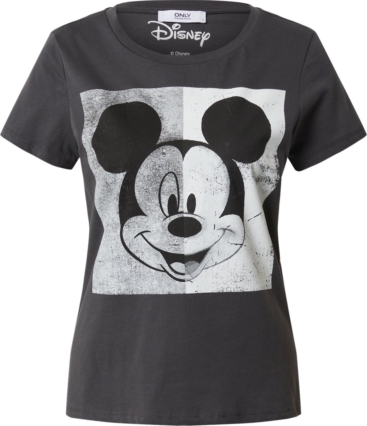 ONLY Tričko 'ONLMICKEY MINNIE' tmavě šedá