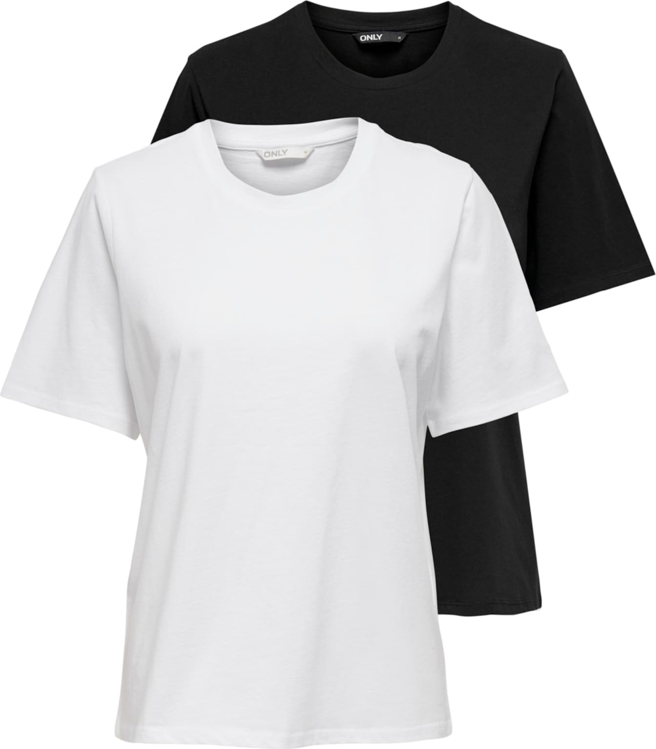 ONLY Tričko černá / bílá