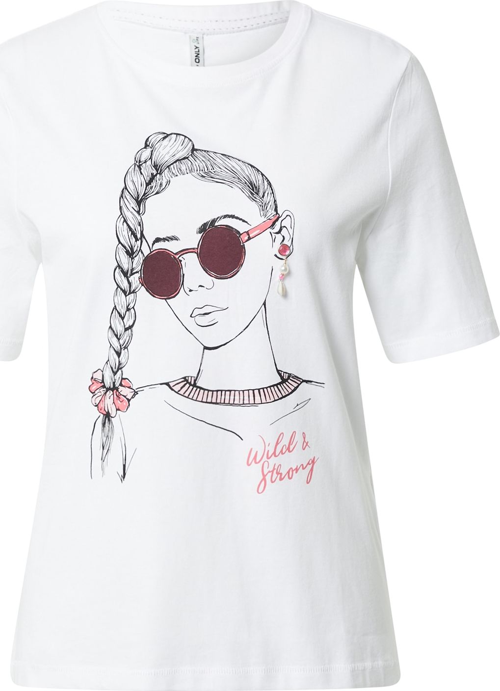 ONLY Tričko 'Violet' bílá