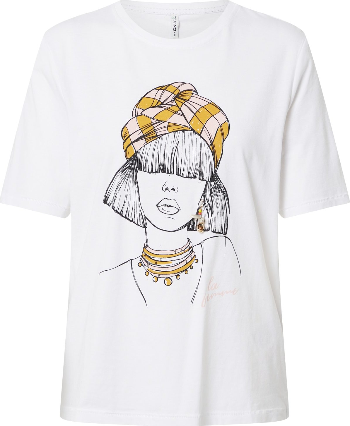 ONLY Tričko 'Violet' bílá