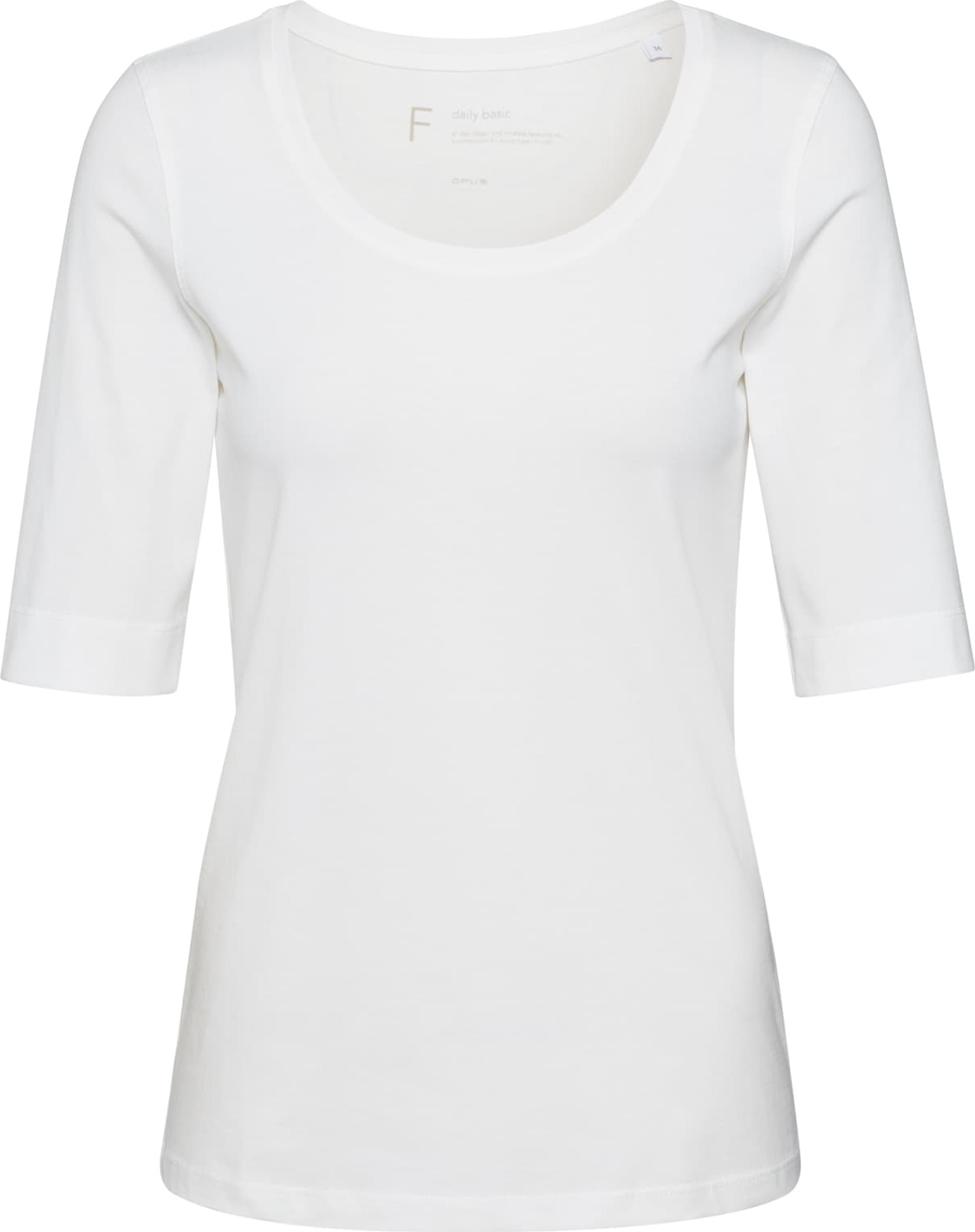 OPUS Tričko 'Sanika' offwhite