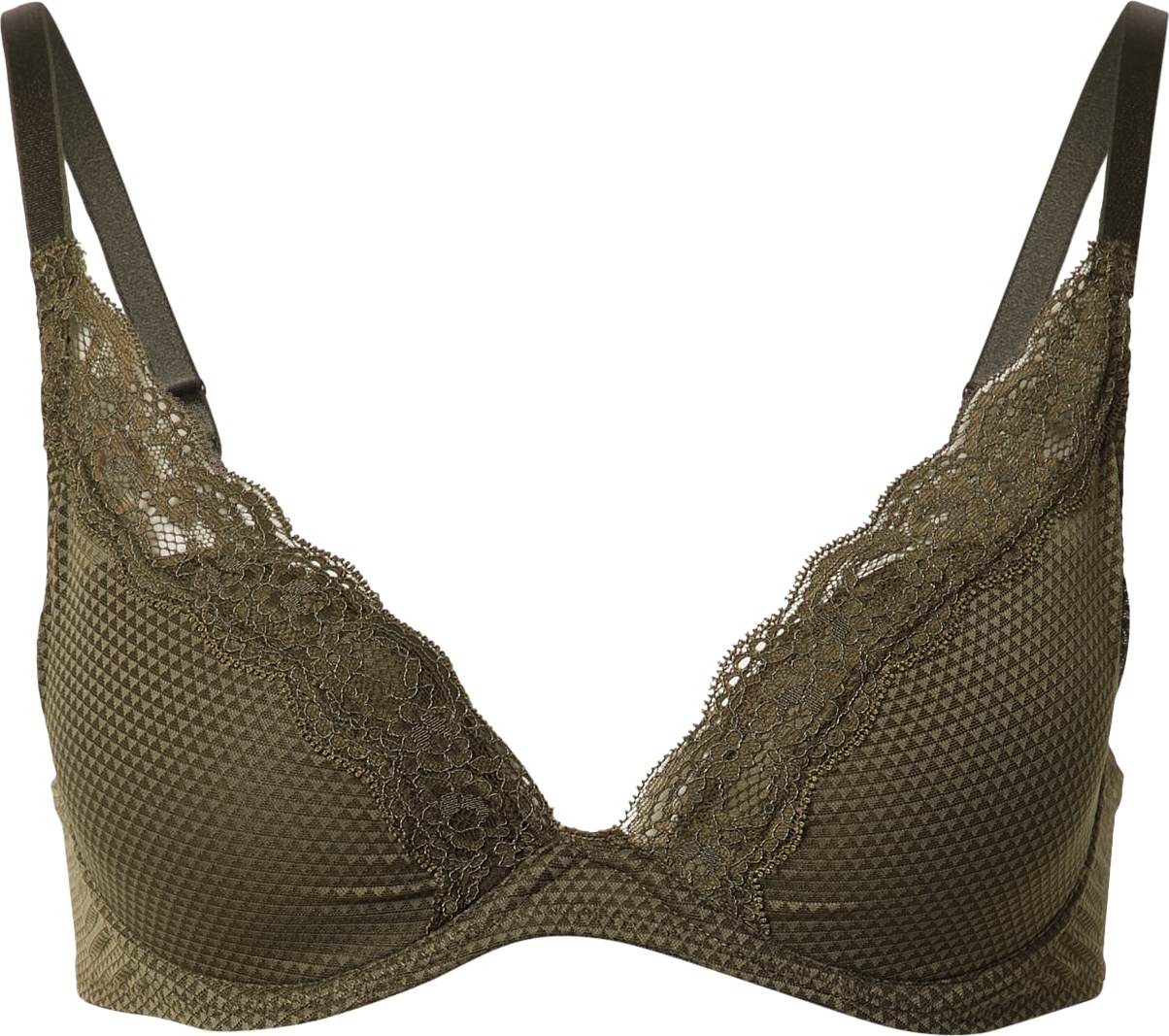 PASSIONATA Podprsenka khaki