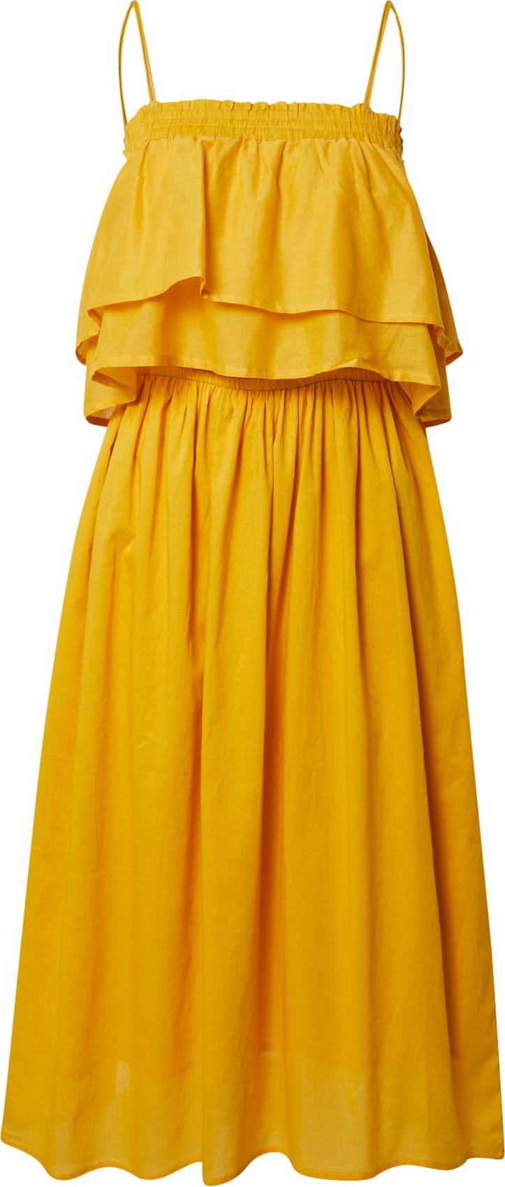 Pimkie Letní šaty zlatě žlutá