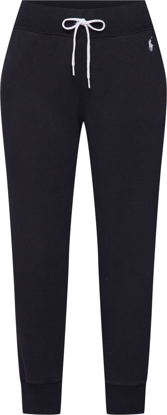 Polo Ralph Lauren Kalhoty 'PO SWEATPANT-ANKLE PANT' černá