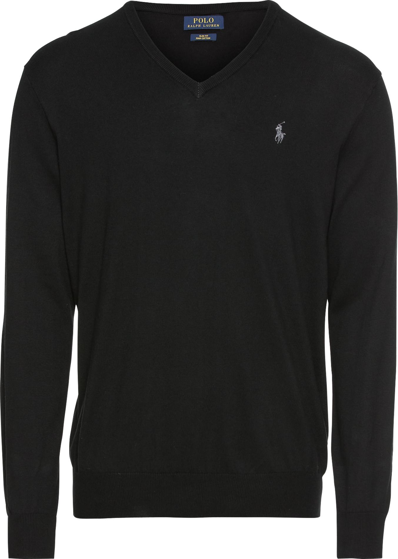 Polo Ralph Lauren Svetr 'LS SF VN PP-LONG SLEEVE-SWEATER' černá