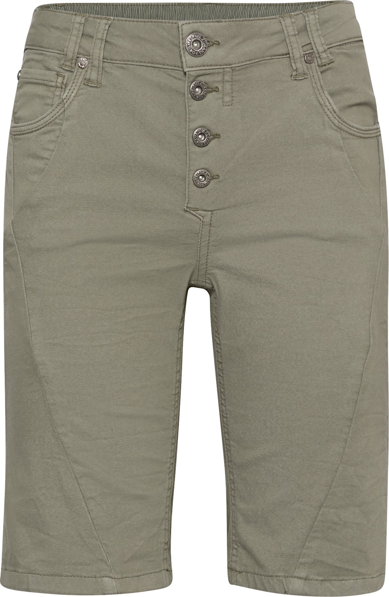 PULZ Jeans Kalhoty 'PZROSITA' šedobéžová