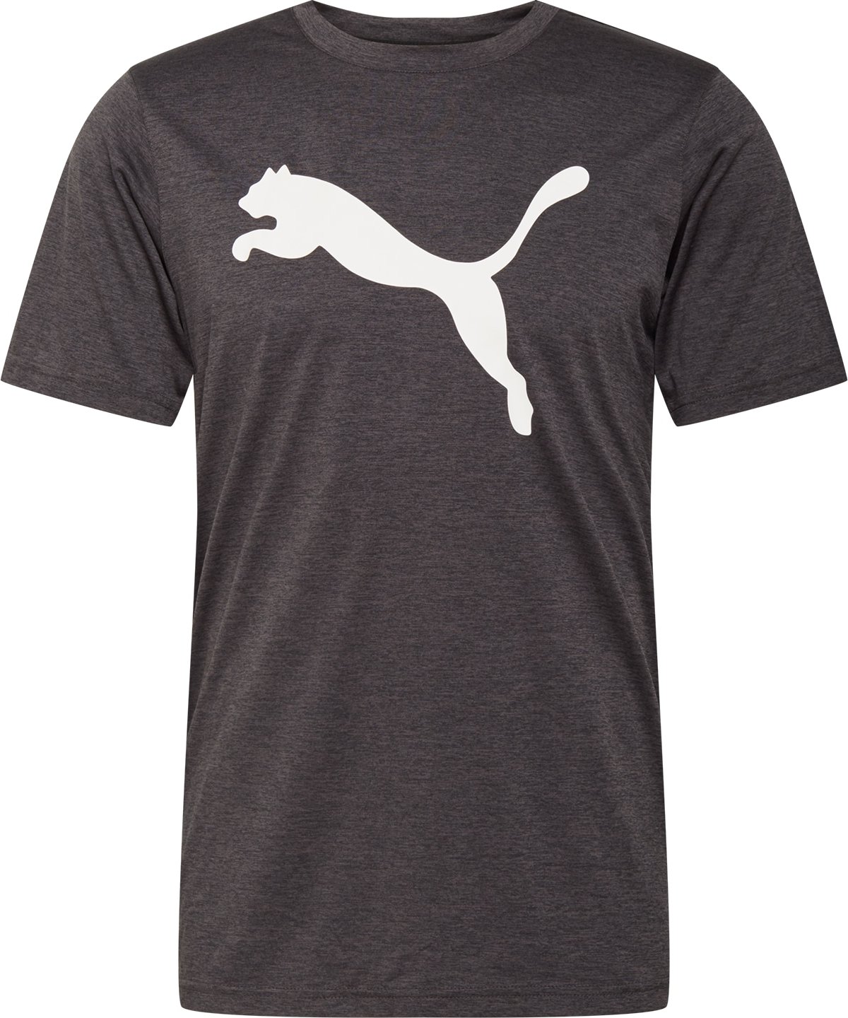 PUMA Funkční tričko 'Heather Cat' antracitová / bílá