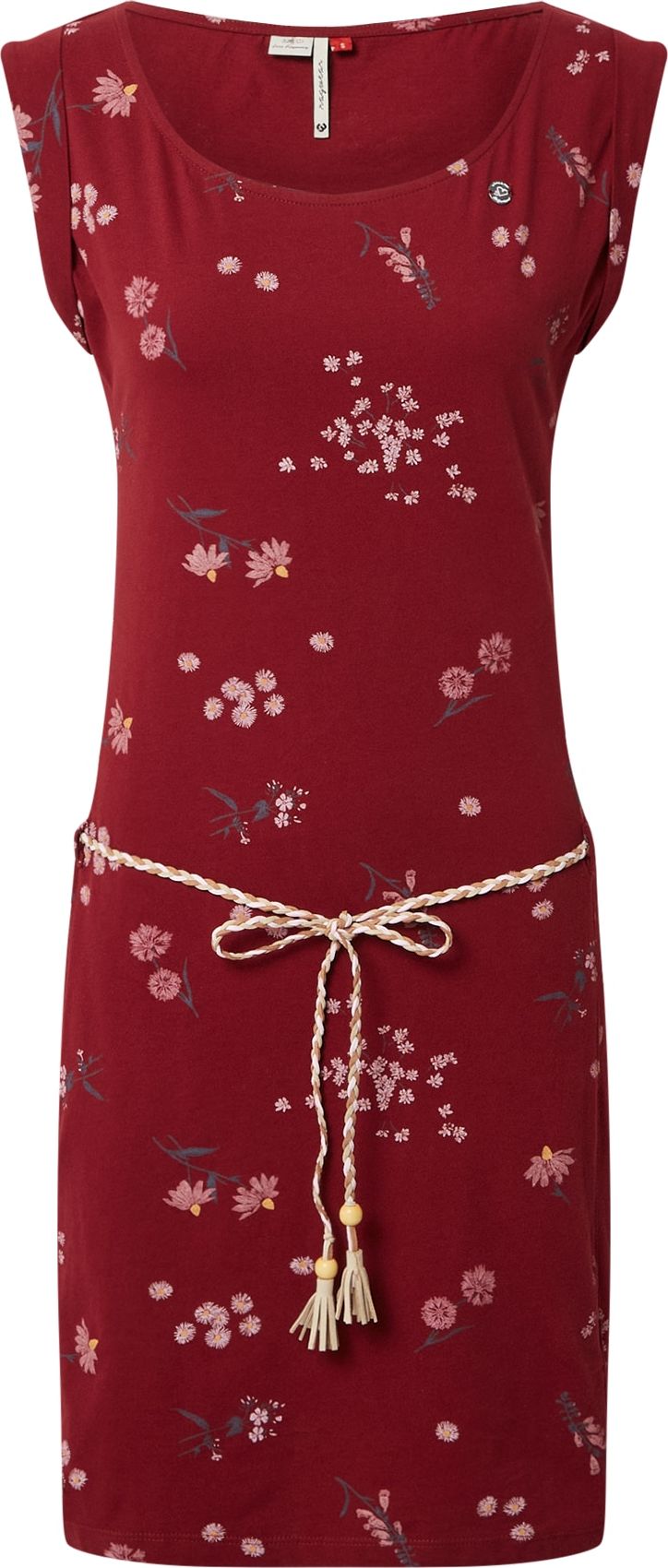 Ragwear Letní šaty 'Tamy' červená třešeň / růžová / žlutá / jedle
