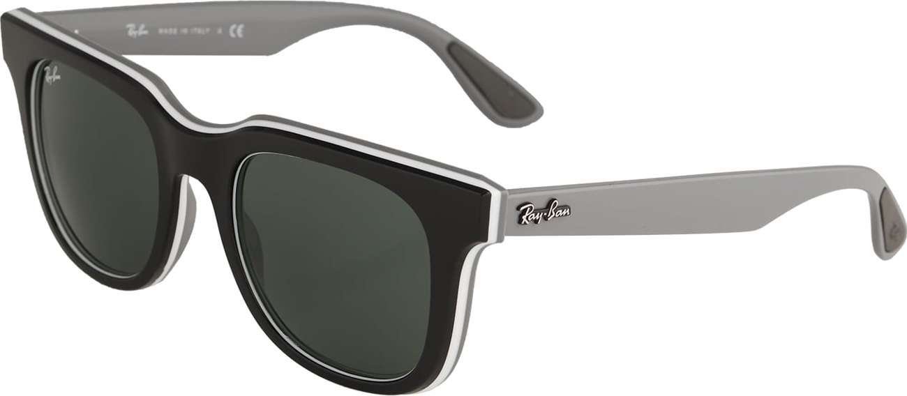 Ray-Ban Sluneční brýle '0RB4368' bílá / černá / šedá / jedle