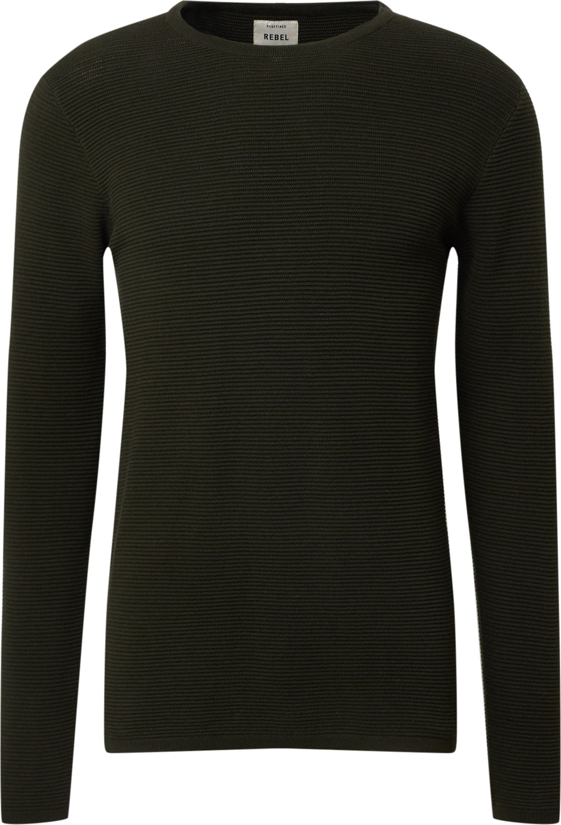 Redefined Rebel Svetr 'Brady Knit' tmavě zelená