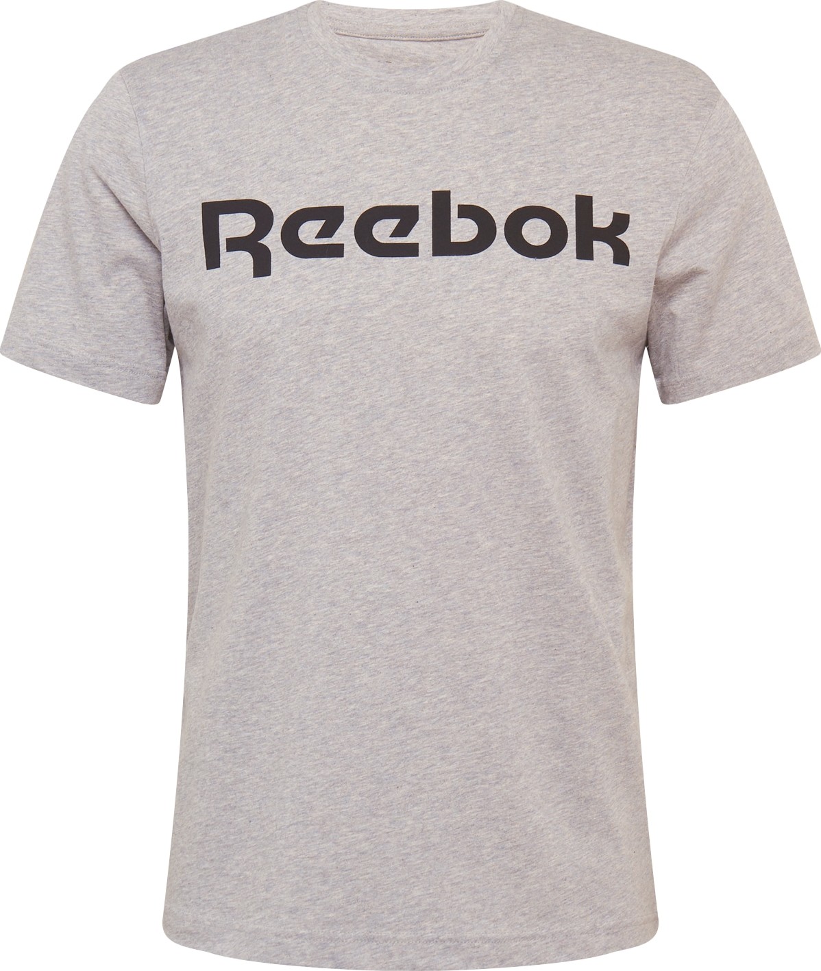 Reebok Sport Funkční tričko černá / šedý melír