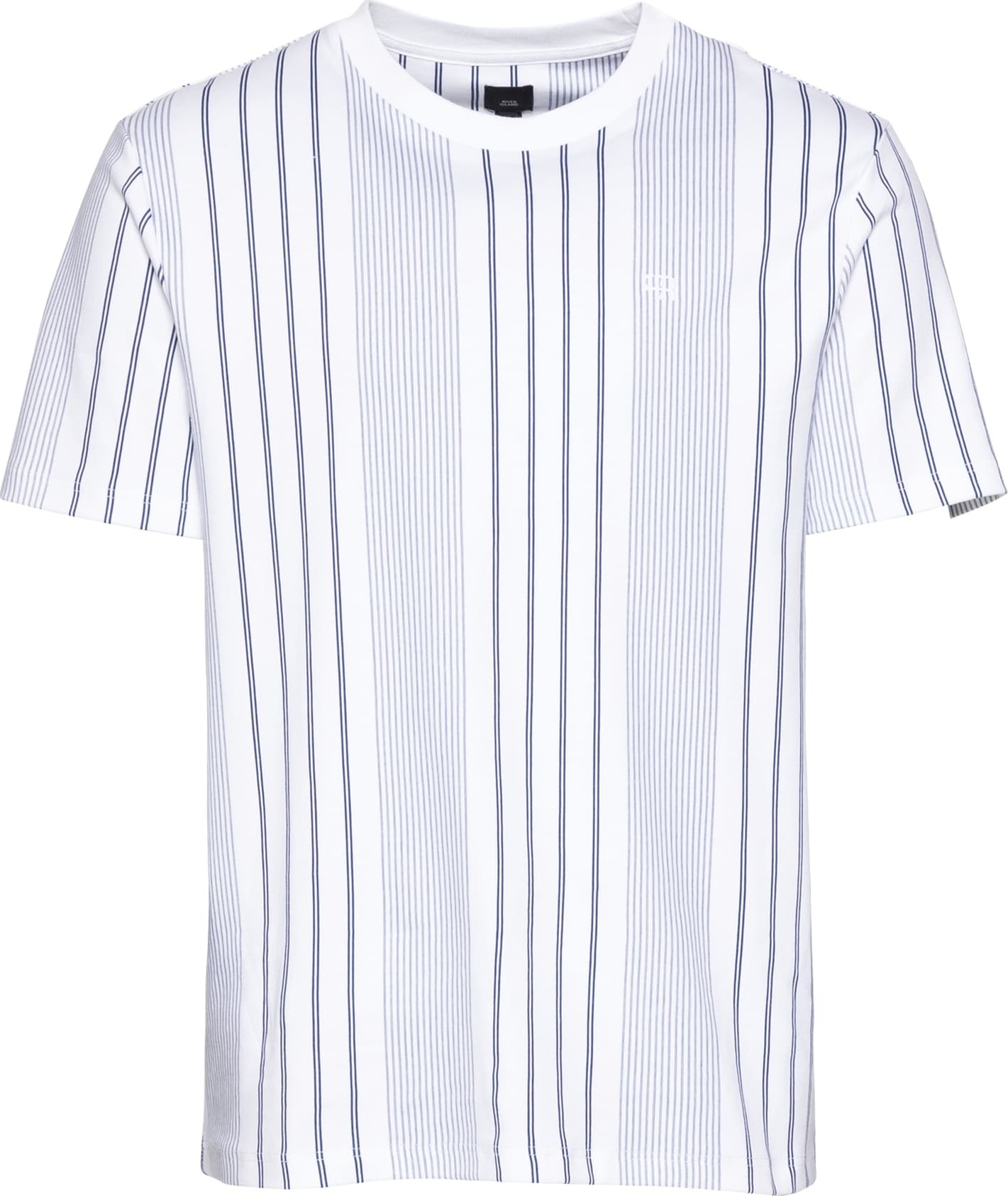 River Island Shirt námořnická modř / bílá