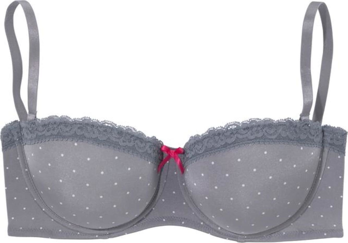 s.Oliver Podprsenka šedá / růžová / bílá