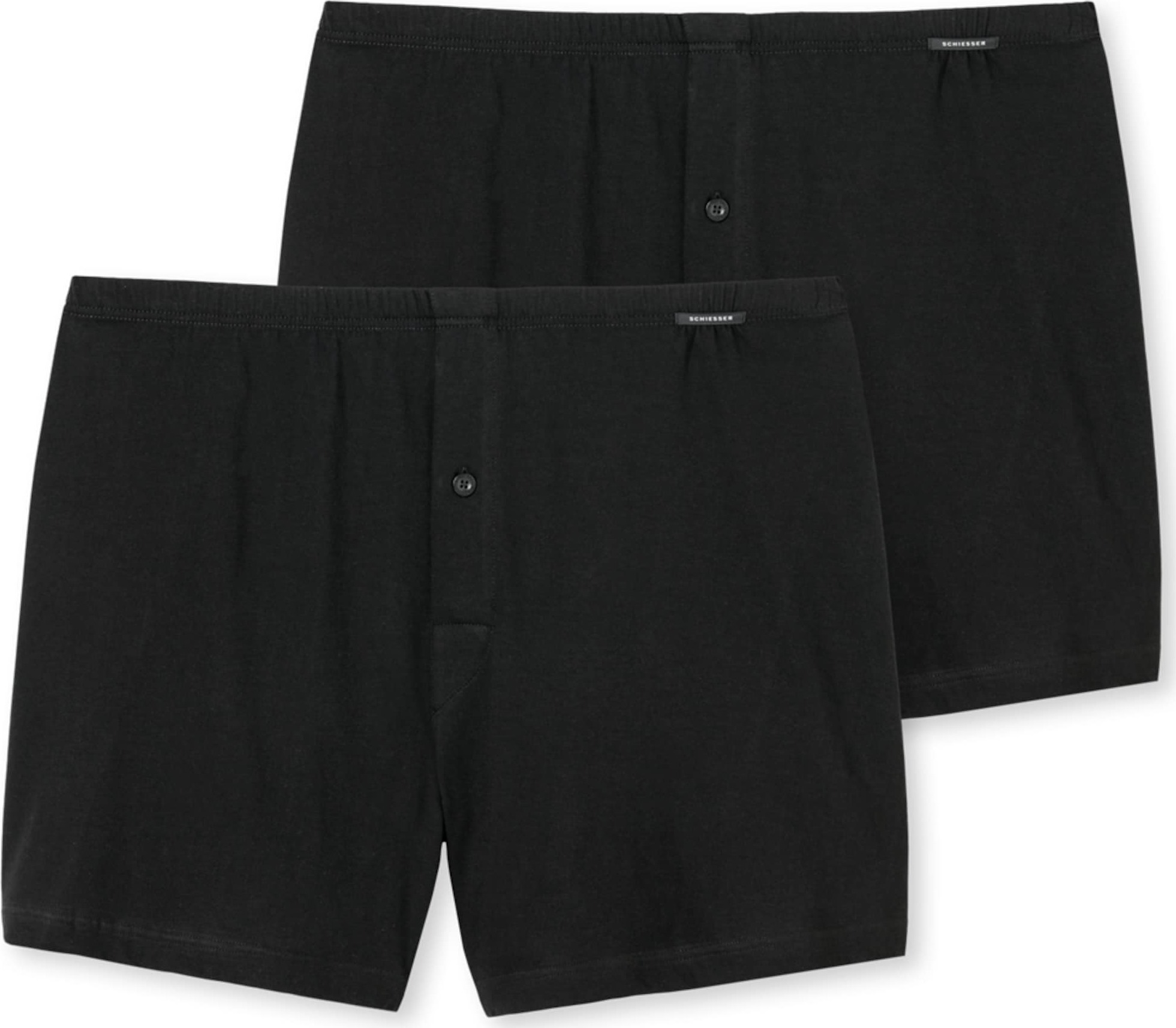 SCHIESSER Boxerky černá