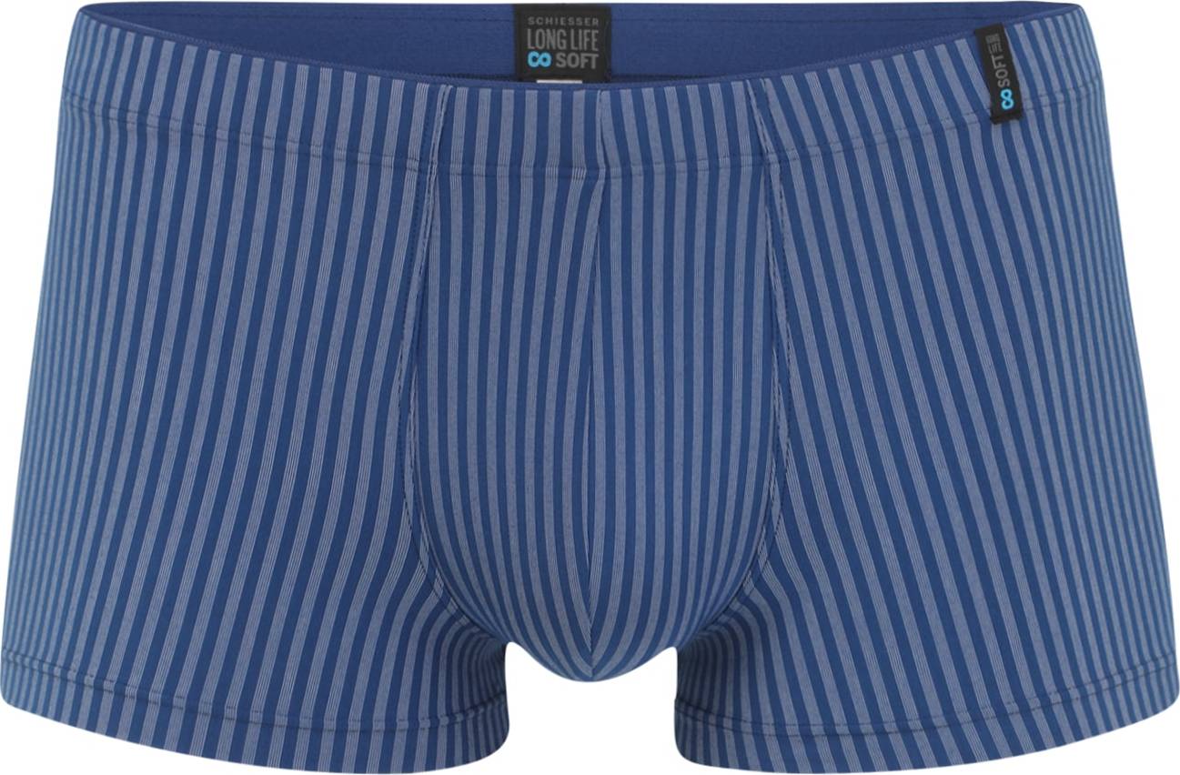 SCHIESSER Boxerky modrá / kouřově modrá
