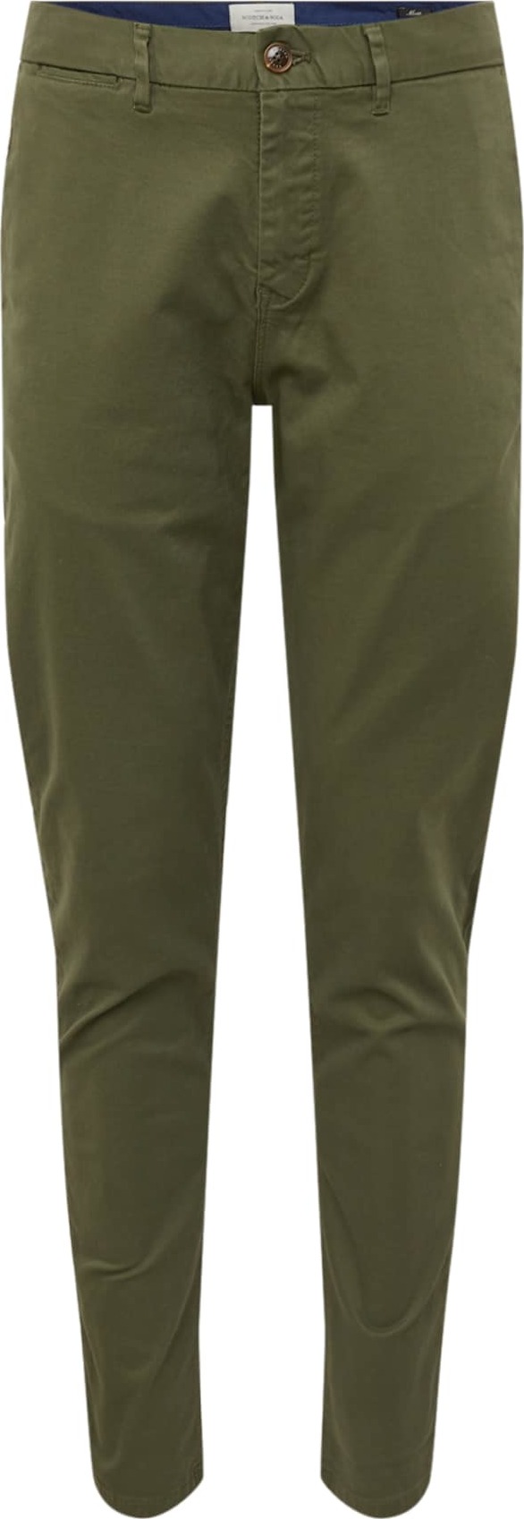 SCOTCH & SODA Chino kalhoty 'Mott' tmavě zelená