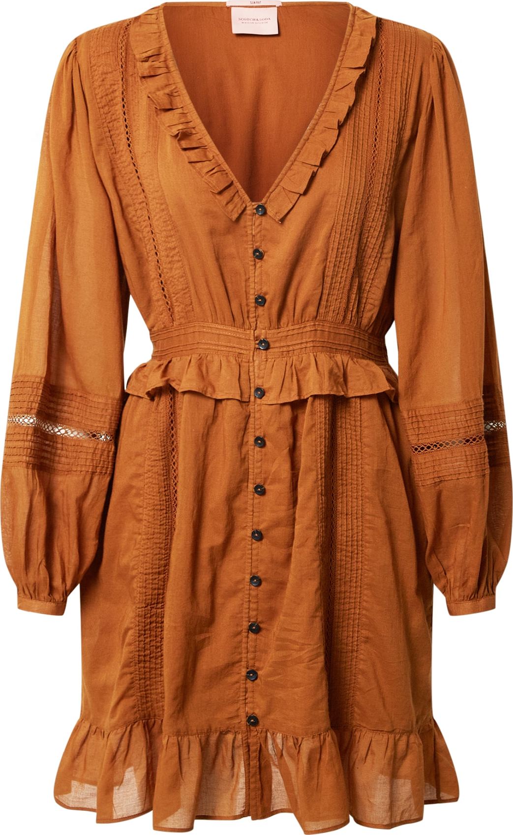 SCOTCH & SODA Šaty hnědá