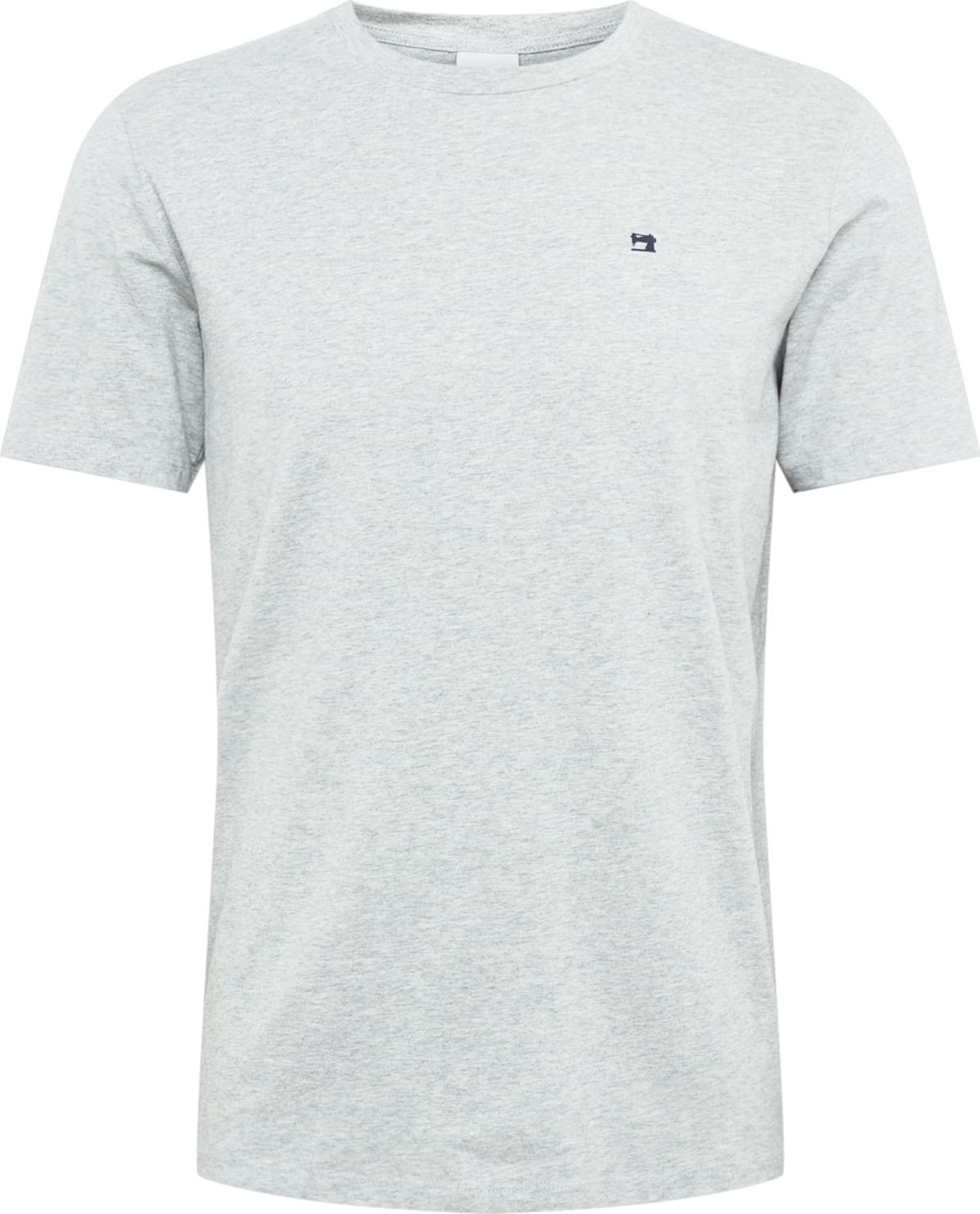 SCOTCH & SODA Tričko šedý melír / noční modrá