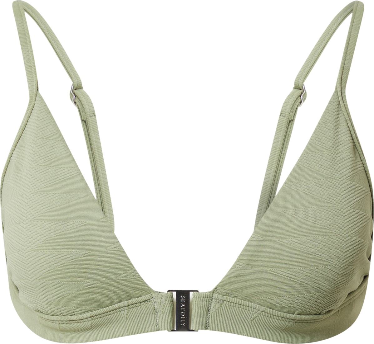 Seafolly Horní díl plavek mátová