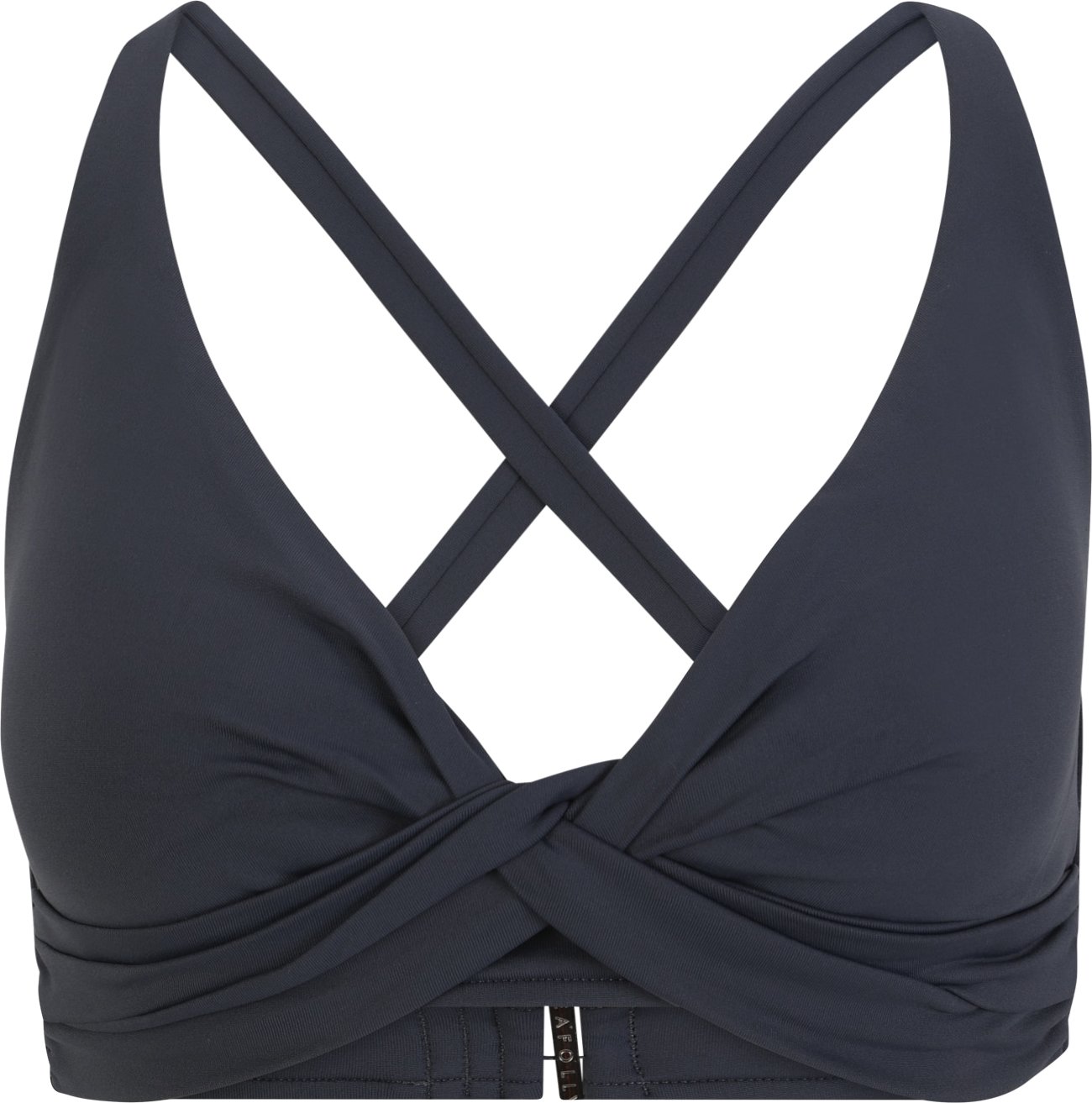 Seafolly Horní díl plavek tmavě šedá