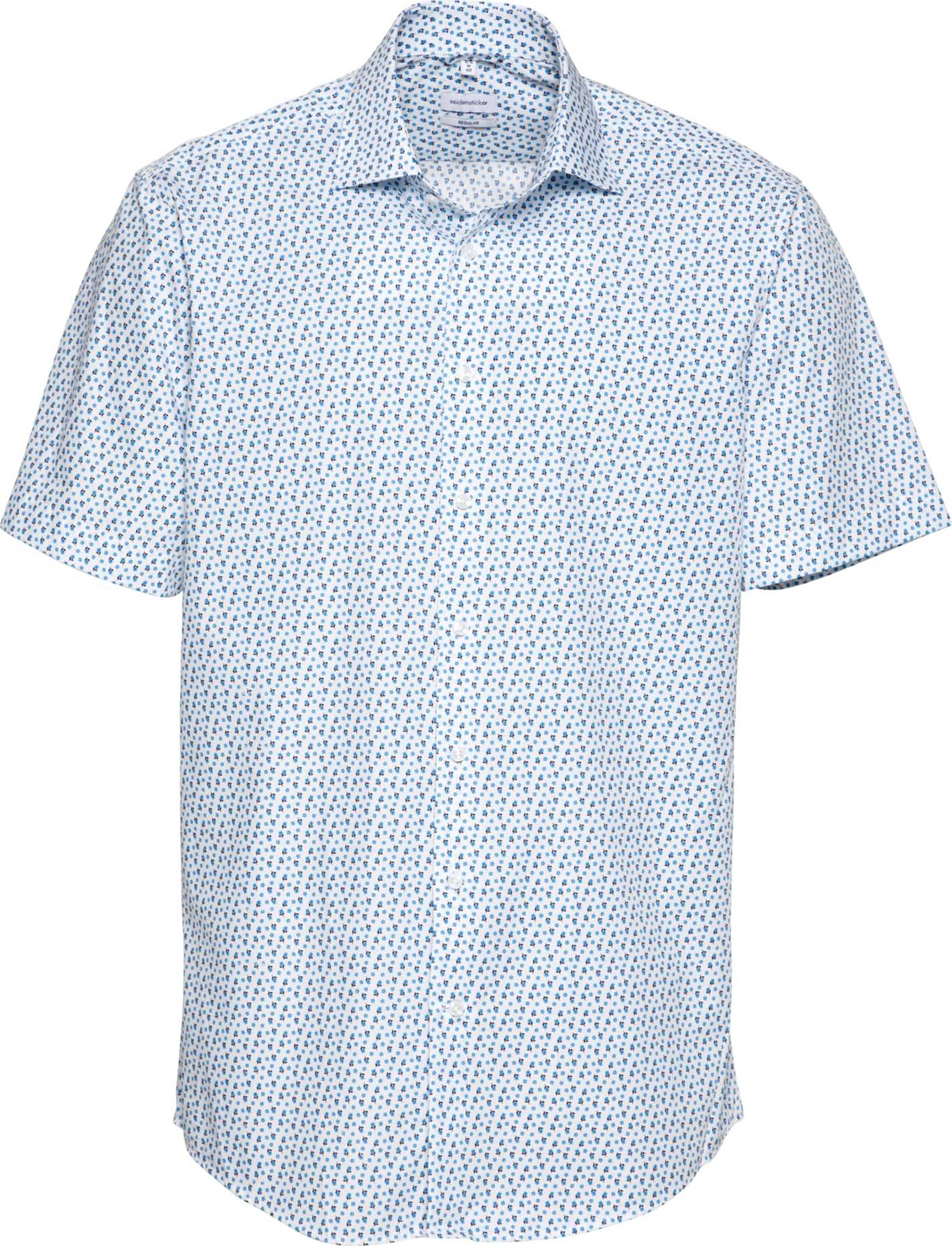SEIDENSTICKER Společenská košile bílá / modrá