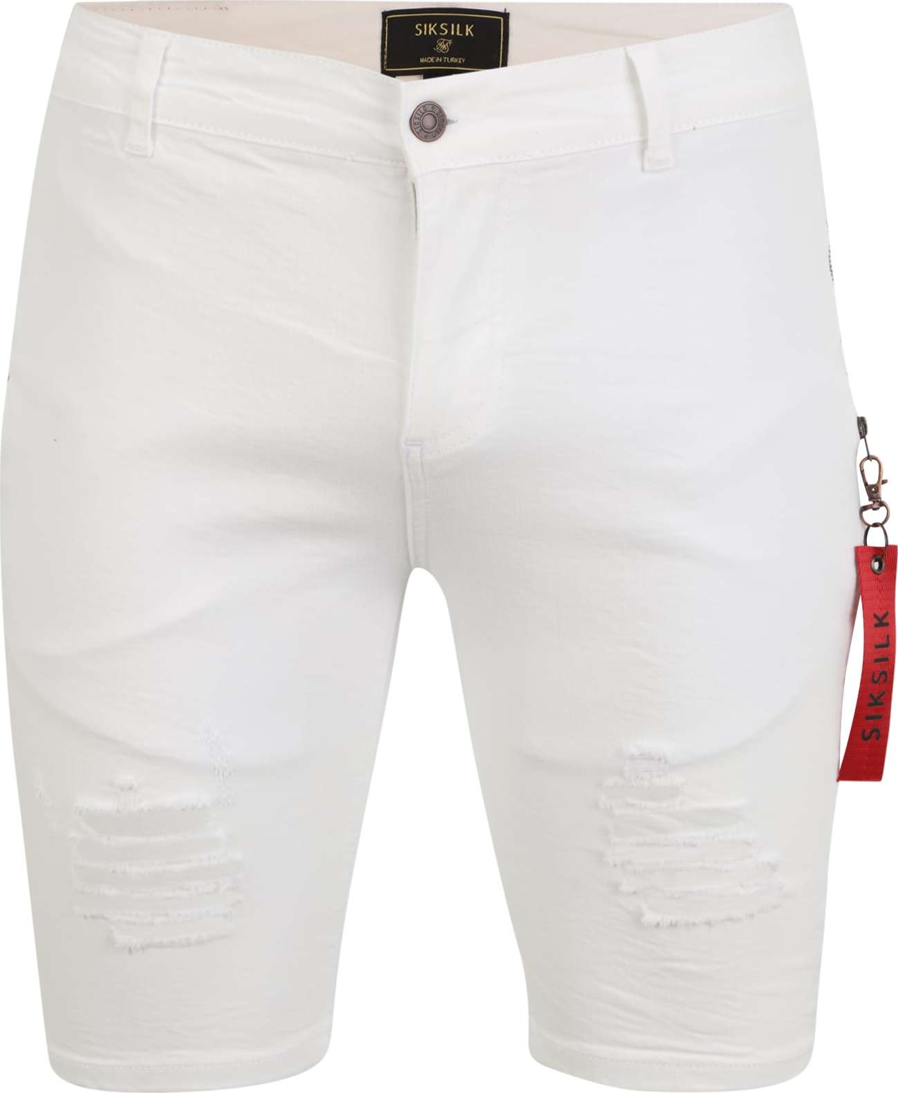 SikSilk Jeans bílá džínovina