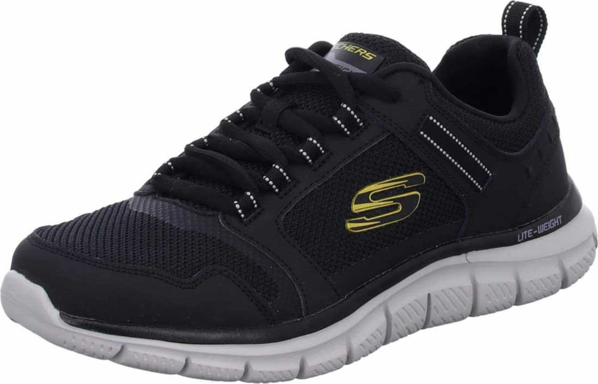 SKECHERS Tenisky černá / žlutá