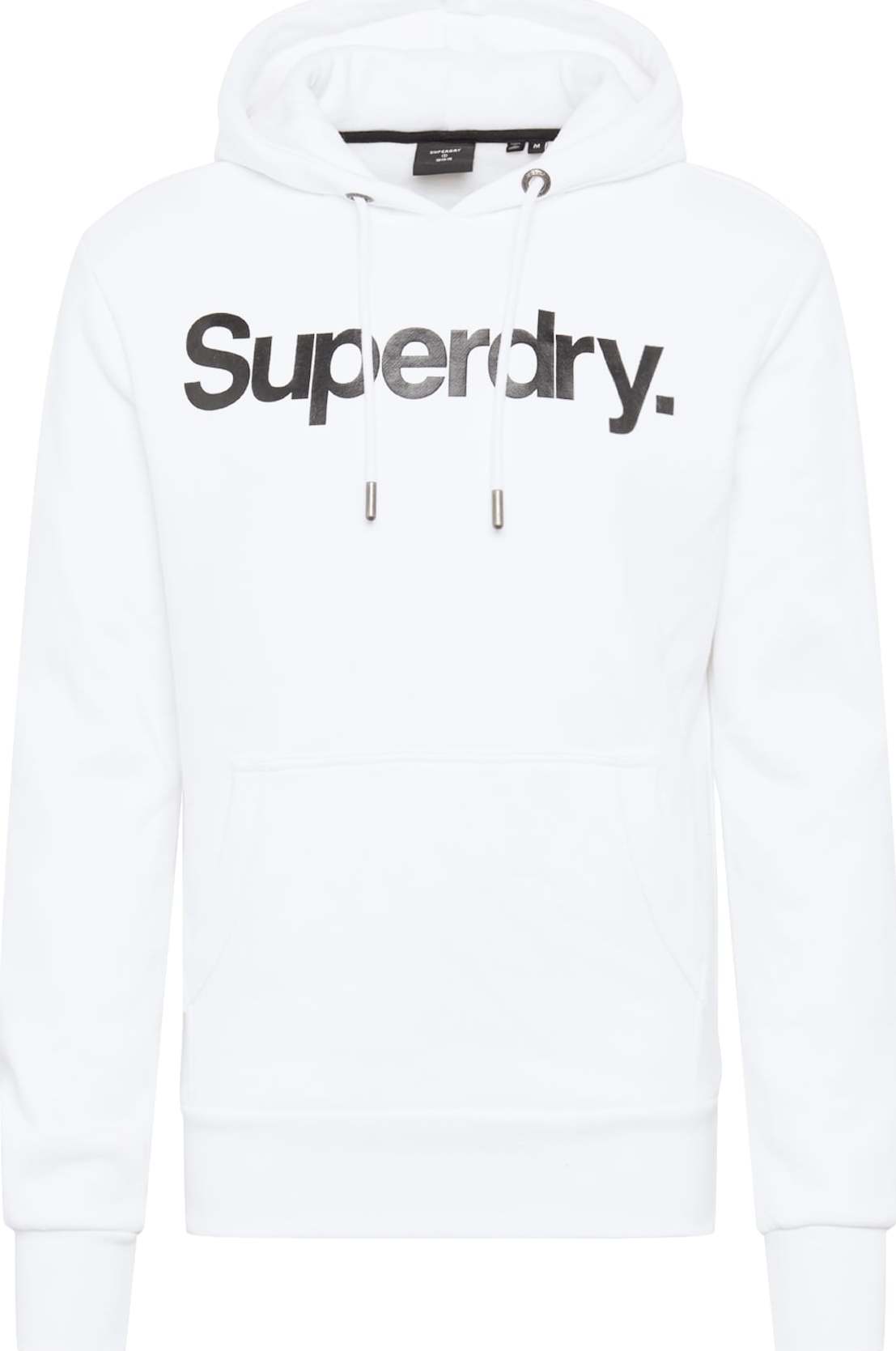 Superdry Mikina bílá / černá