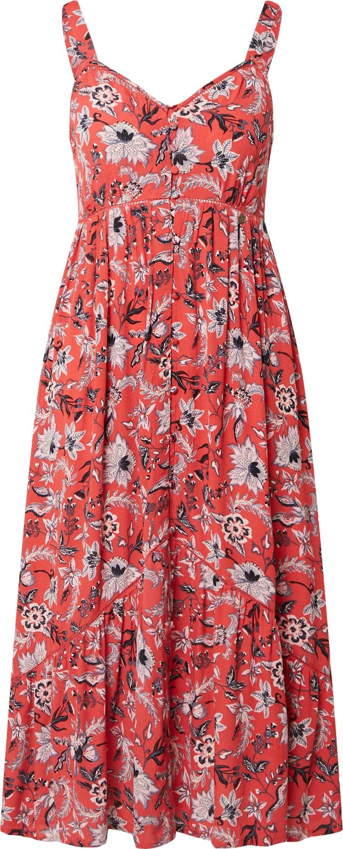 Superdry Šaty mix barev / červená