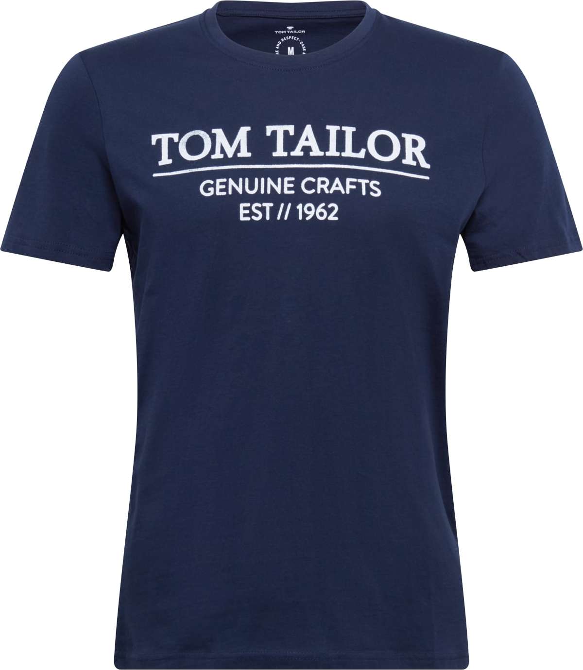 TOM TAILOR Tričko tmavě modrá / bílá