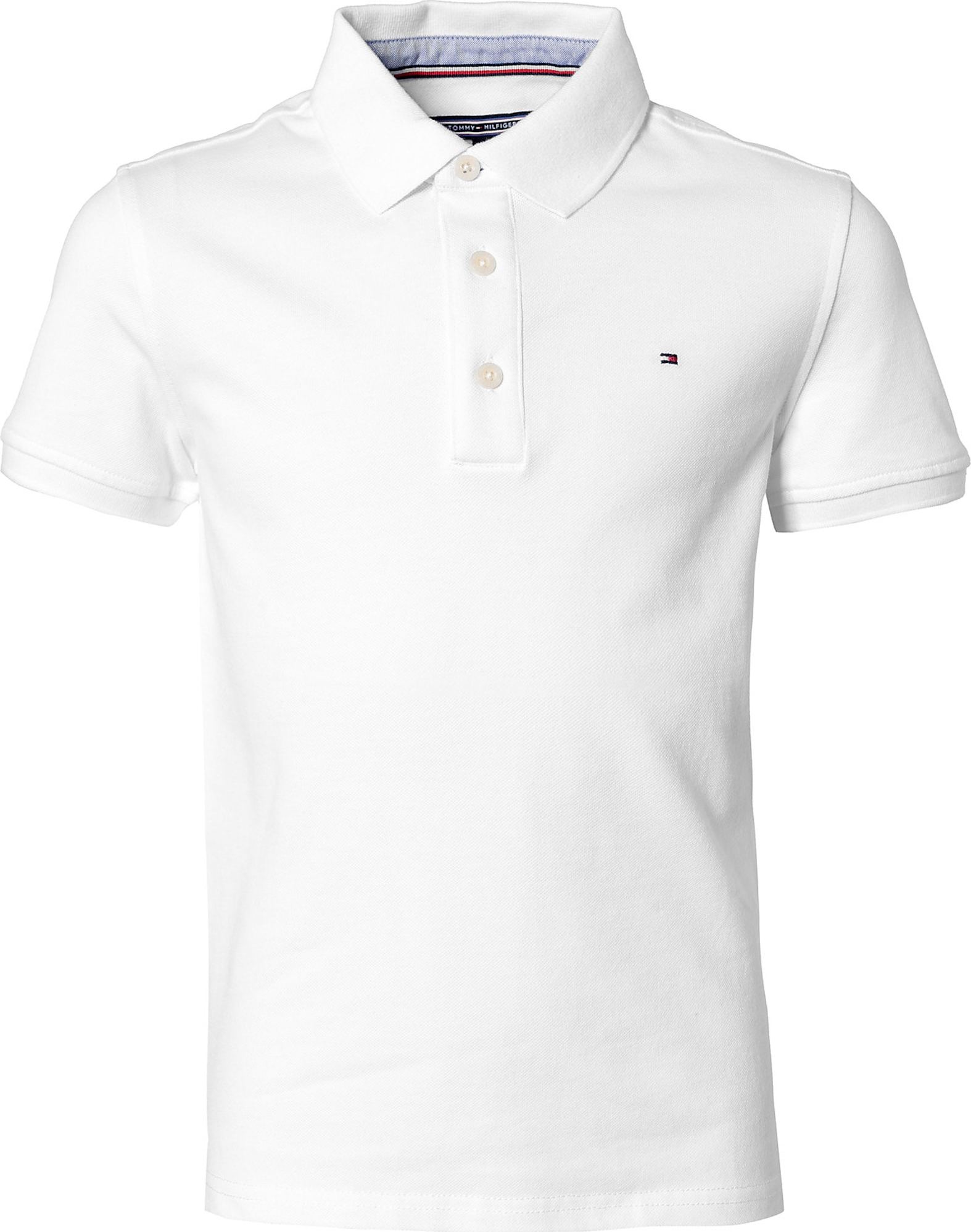 TOMMY HILFIGER Tričko bílá / červená / námořnická modř