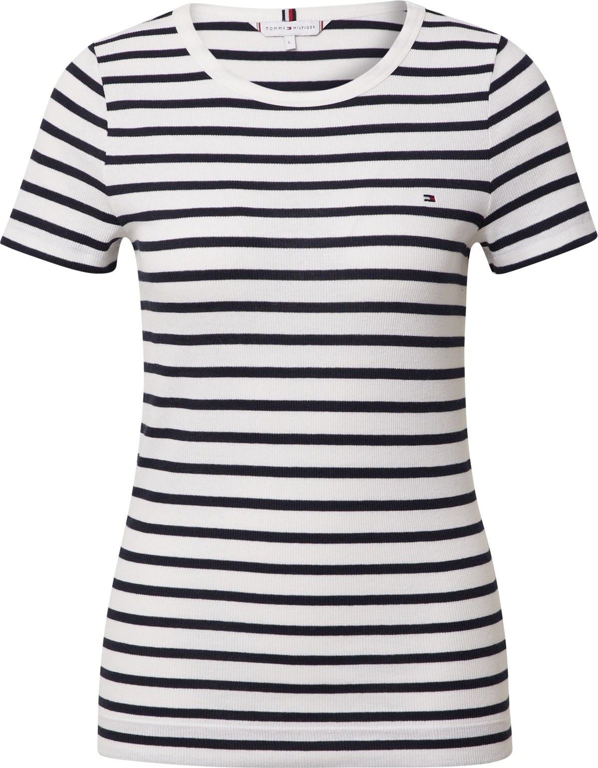 TOMMY HILFIGER Tričko bílá / černá