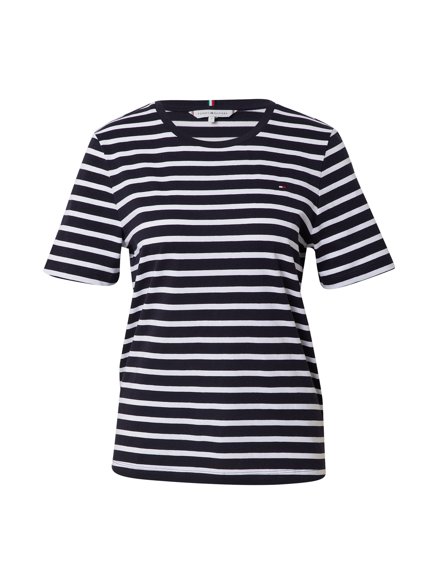 TOMMY HILFIGER Tričko marine modrá / bílá