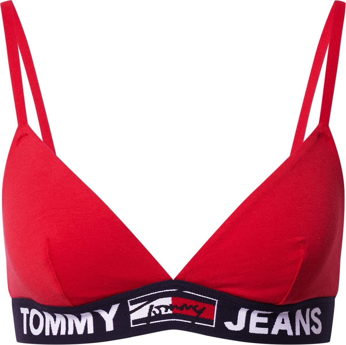 Tommy Hilfiger Underwear Podprsenka červená / tmavě modrá / bílá