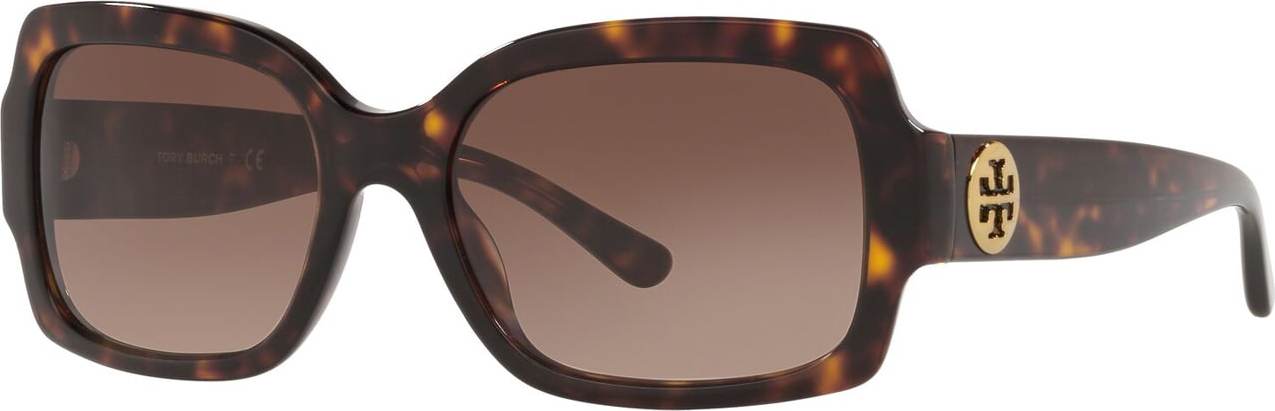 Tory Burch Sonnenbrille světle hnědá / tmavě hnědá