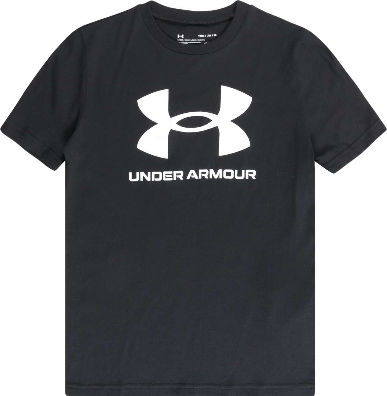 UNDER ARMOUR Funkční tričko černá / bílá