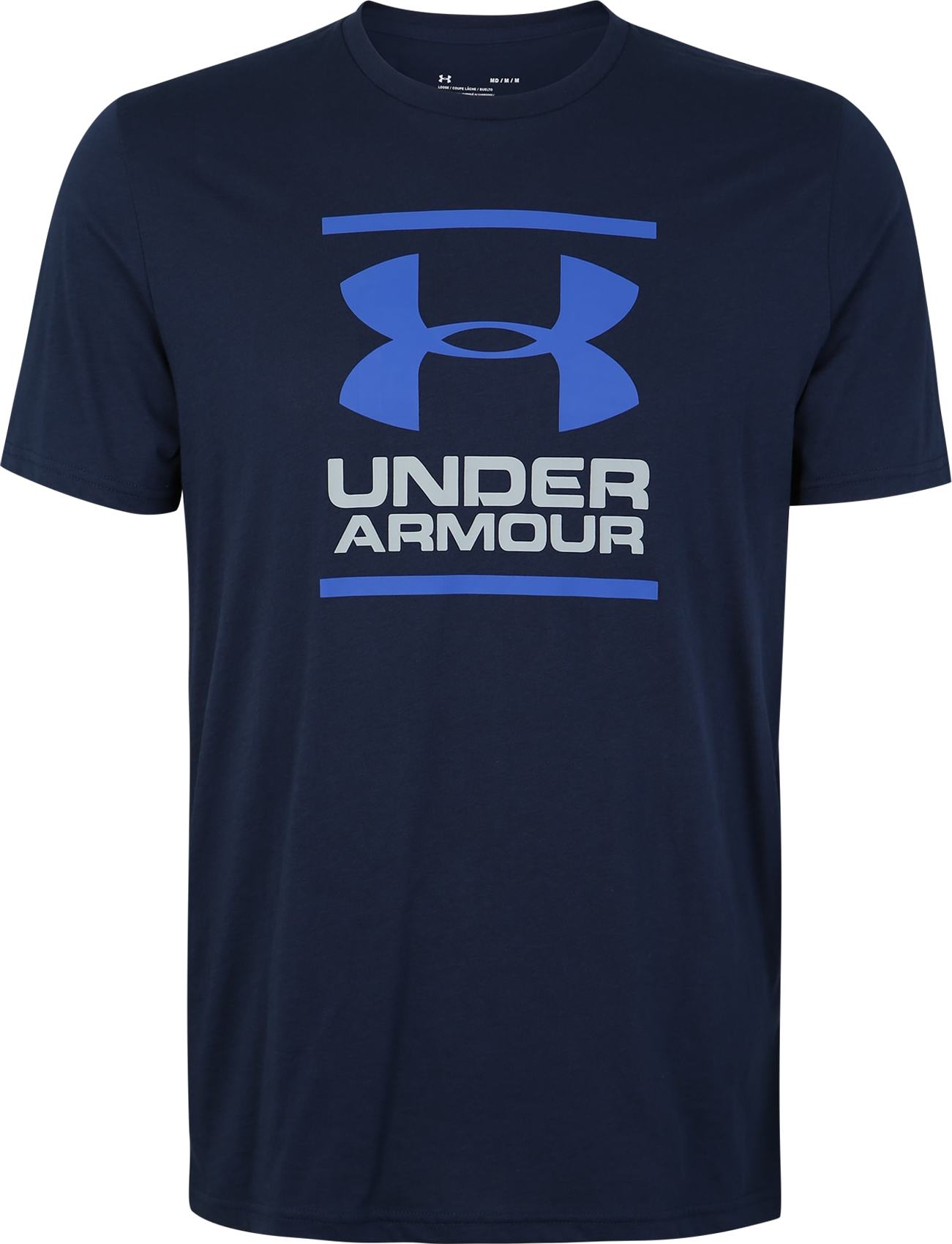 UNDER ARMOUR Funkční tričko 'GL Foundation' námořnická modř / tmavě modrá / světle šedá