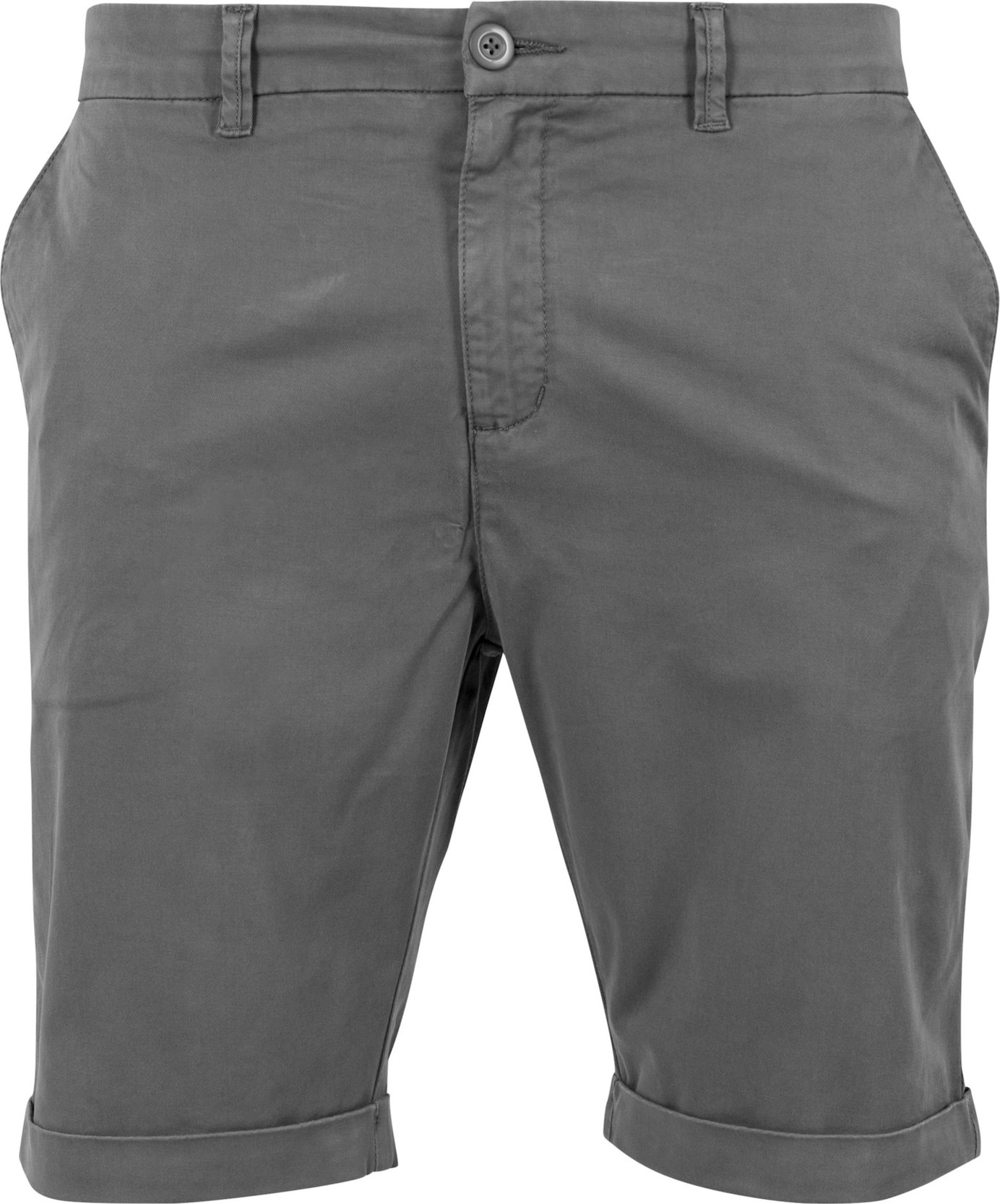 Urban Classics Chino kalhoty tmavě šedá